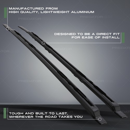 Black cargo luggage - luggage, rails