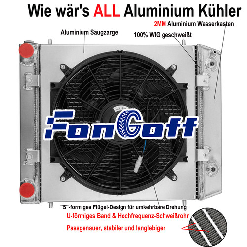Rows kühler shroud fan für - rows,